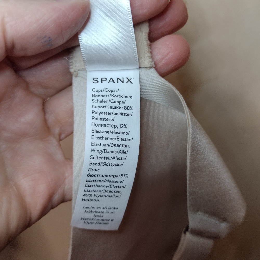 SPANX Sheerflex Fit To You Nude Bra With Light-As-Air Support - Picture 8 of 10
